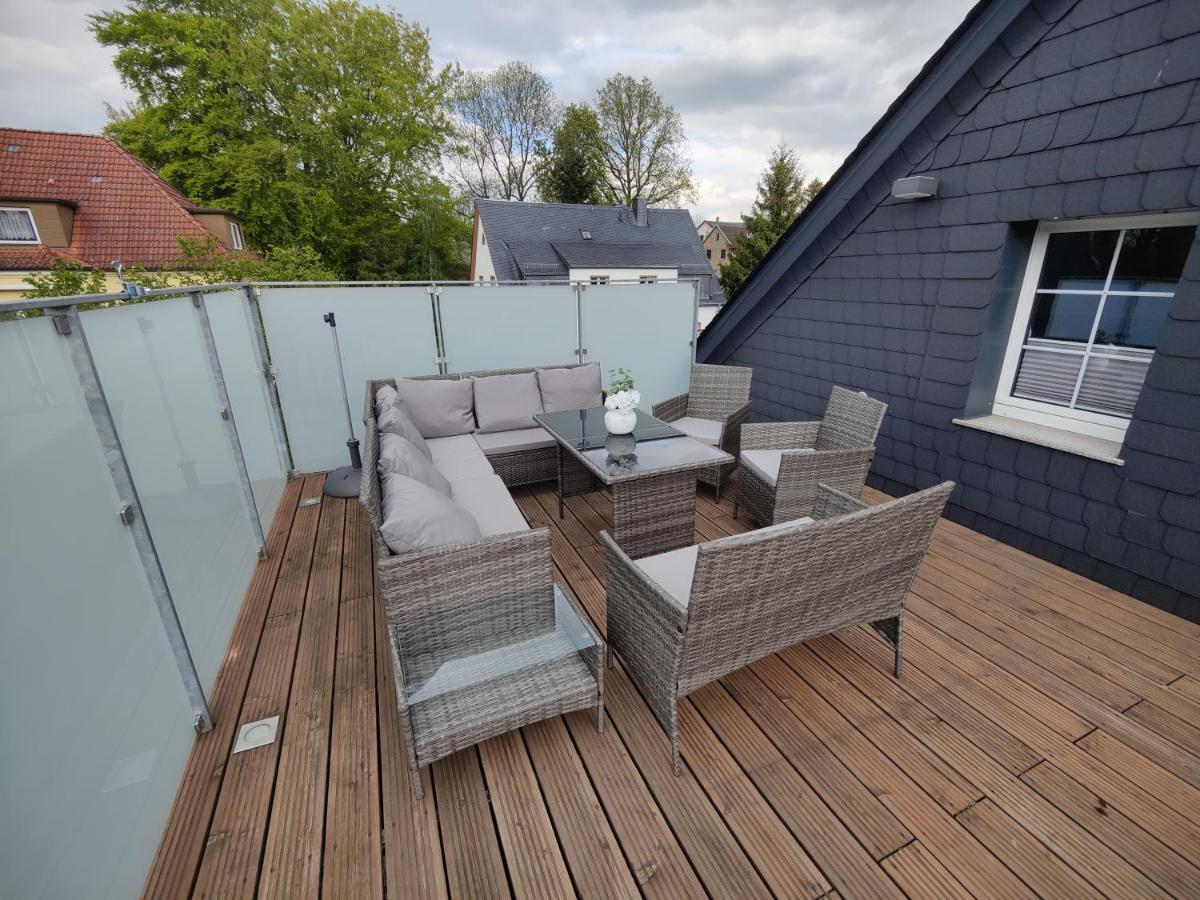 Ferienhaus Villa Adelsberg Mit Dachterrasse In Zentraler Lage Fuer Bis Zu 10 Personen Хемниц Экстерьер фото